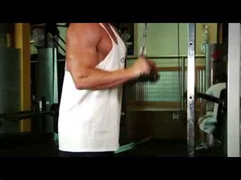 Triceps Pushdown V Bar Attachment Arka Kol Hareketi Nasıl Yapılır FitnessProgrami com YouTube