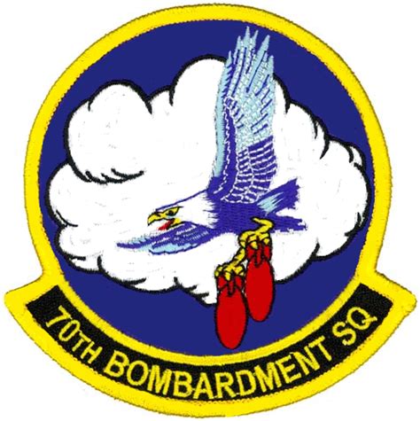 Coat Of Arms Crest Of 70th Bombardment Squadron Us Air Force