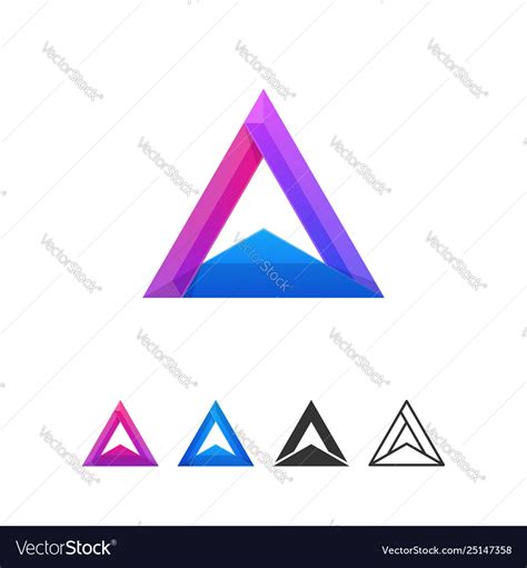 Modern Colorful Abstract Logo Element Royalty Free Vector