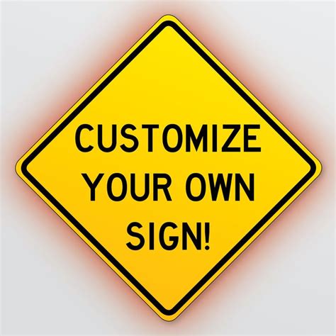 Made To Order Diamond Or Square Shape Road Sign Art Sign Art Road