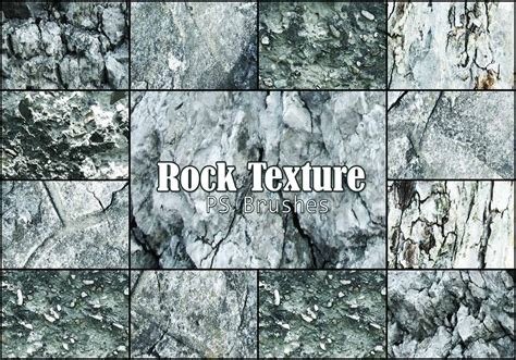 20 Rock Texture Ps Brushes Abr Vol21 Free Photoshop Brushes At