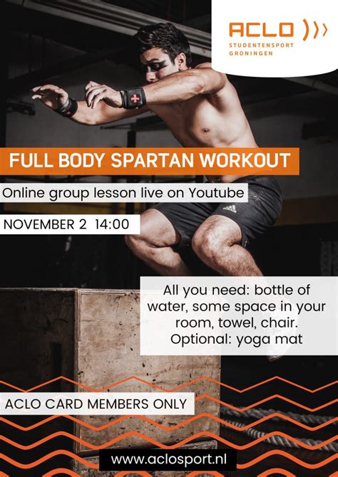 Full Body Spartan Workout Aclo