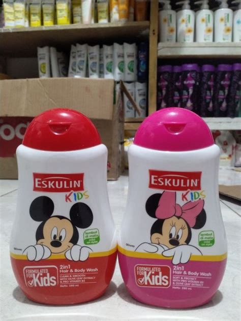 Eskulin Kids 2 In 1 Hair And Body Wash Botol 280 Ml Lazada Indonesia