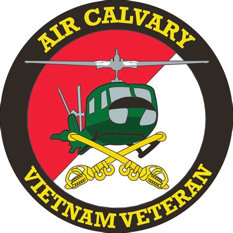 Air Calvary Vietnam Veteran Decal