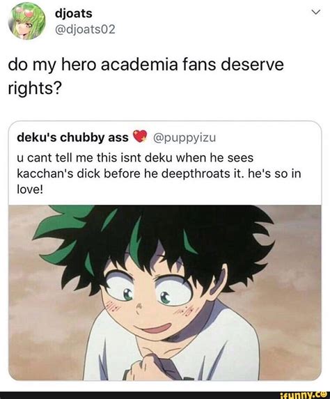 Do My Hero Academia Fans Deserve Rights Dekus Chubby Ass Puppyizu U