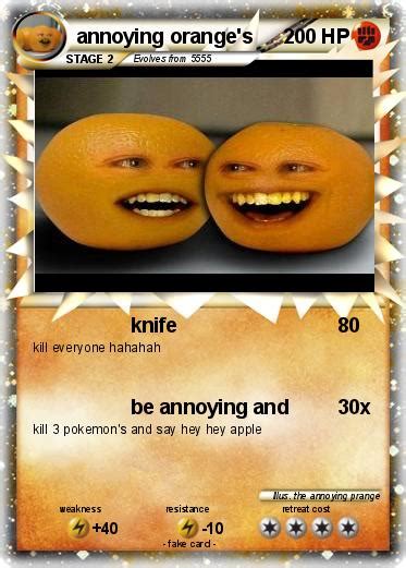 Pokémon Annoying Orange S Knife My Pokemon Card