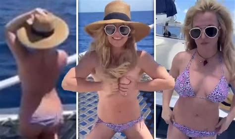 Britney Spears Goes Topless As She Places On Sultry Show On Sailboat