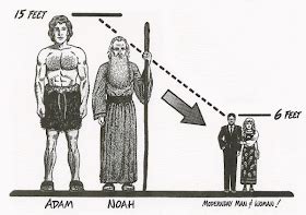 How Tall Was Adam And Eve