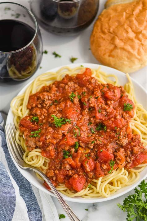 This Spaghetti Meat Sauce Is An Easy And Quick Recipe That Can Be The