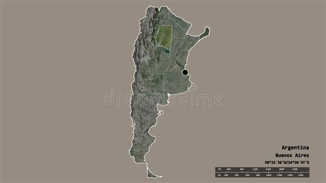 Location Of Santiago Del Estero Province Of Argentina Satellite