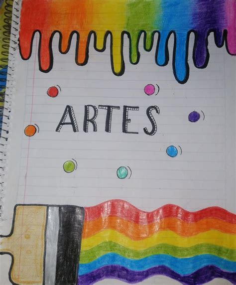 Portada De Artes Dibujos Fáciles Arte Creativo Fuentes Bonitas