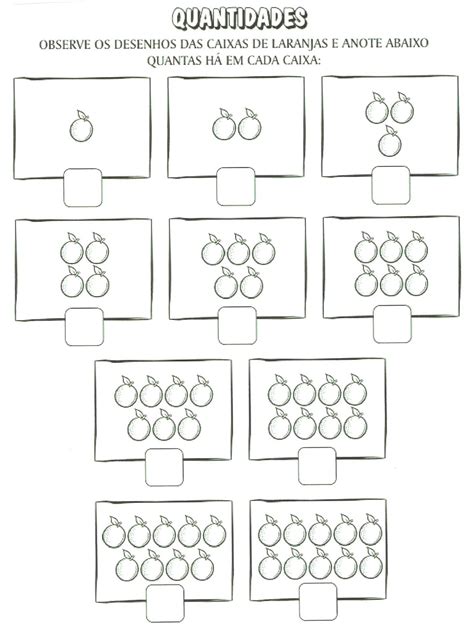 50 Atividades De Matemática Com Quantidades Para Imprimir Online