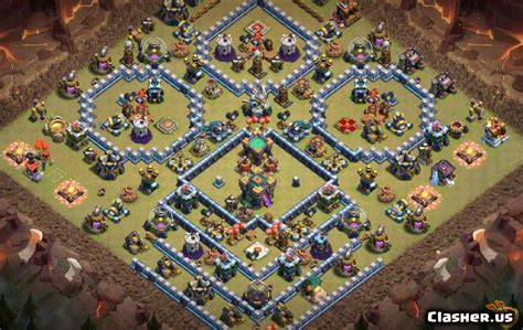 Town Hall 14 TH14 War Trophy Base 170 With Link 3 2021 War