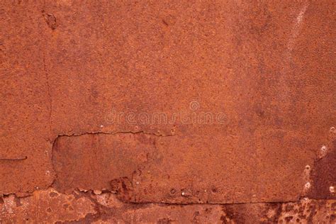Ragged Oxidized Metal Surface Making An Abstract Texture Stock Image