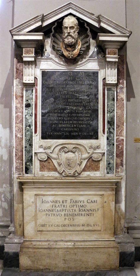Funerary Monument To Annibal Caro By Dosio Giovanni Antonio
