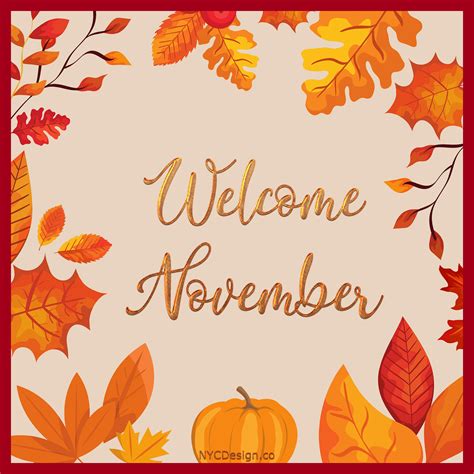 Welcome November Images for Instagram and Facebook - NYCDesign.co ...