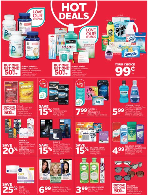 Rexall Canada Flyers Offers Get 50000 Be Well Points When You Spend