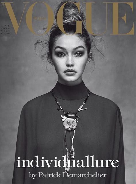 Gigihadidaily Vogue Magazine Covers Vogue Covers Fashion Magazine Cover