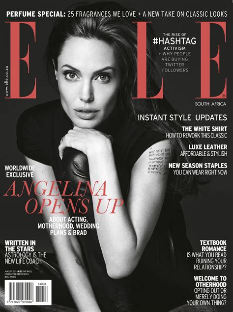 Our Iconic Issue Is Out And Angelina Jolie In Classic Black And White Is