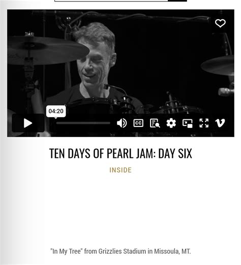 Ten Days Of Pearl Jam 2023 — Pearl Jam Community