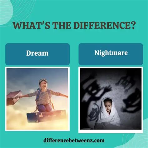 Difference Between Dream And Nightmare Dream Vs Nightmare