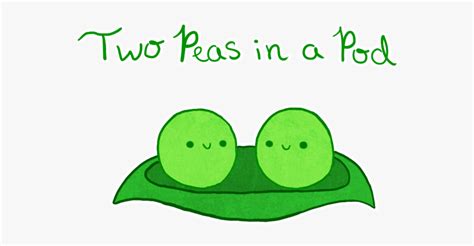 Cartoon Two Peas In A Pod Free Transparent Clipart Clipartkey