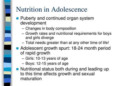 Ppt Life Cycle Nutrition From Infancy To Adolescence Powerpoint