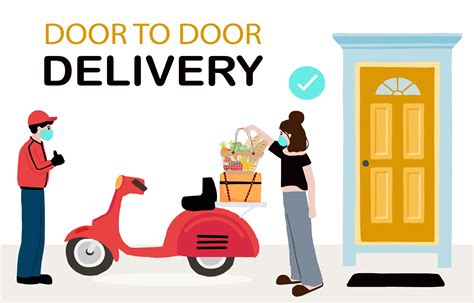 Online delivery contactless service to home design 1212826 Vector Art ...