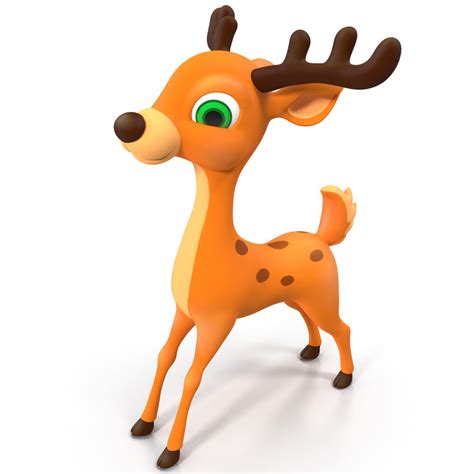 3d Deer Cartoon