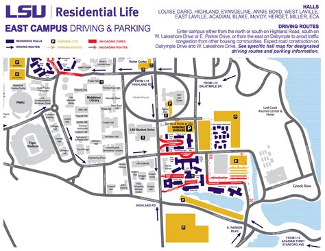 Lsu Baton Rouge Campus Map Map