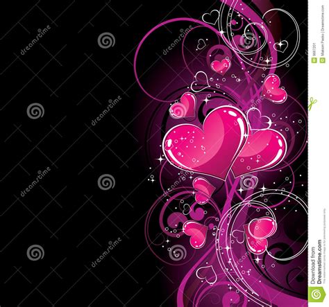 🔥 Free Download Black And Pink Hearts Wallpaper Pink Hearts On Black