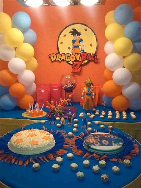 Decoracion Sencilla Dragonball Z Goku Birthday Ball Birthday Ball