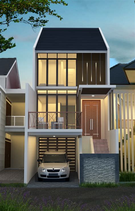 Dimana desain rumah ini memiliki salah satu unsur unik yang jarang ditemukan di indonesia pada umumnya yakni memiliki sebuah taman kecil di dalam rumah. Desain Rumah 5 x 20 M2 Minimalis Tiga Lantai ~ Desain ...
