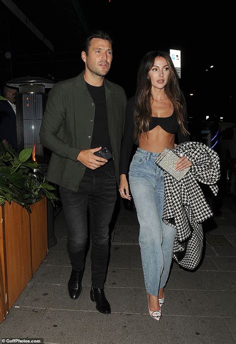 Michelle Keegan Flashes Her Incredible Abs In Tiny Black Crop Top