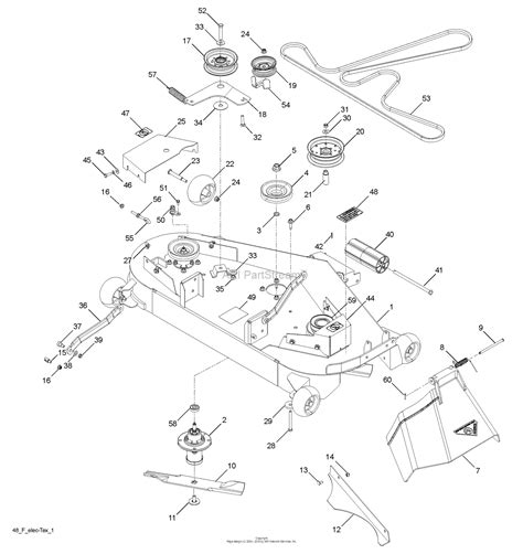 Husqvarna 48 Inch Mower Deck Parts