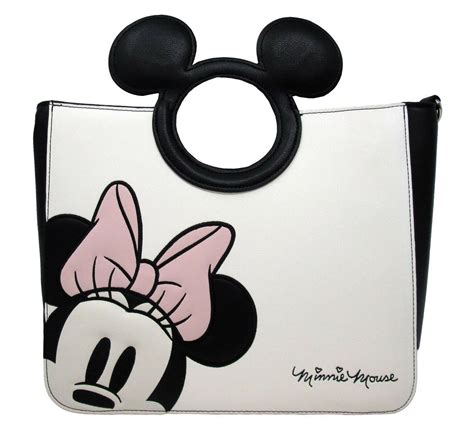 Loungefly Disneys Minnie Mouse Die Cut Handle Crossbody Bag Purse