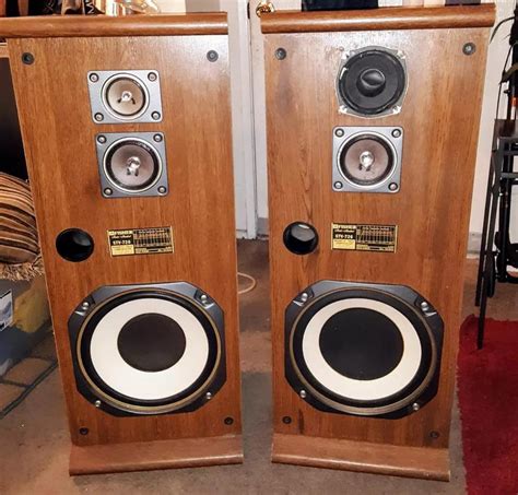 2vintage Fisher Stv 726 3 Way Floor Speakers For Sale In Bellflower