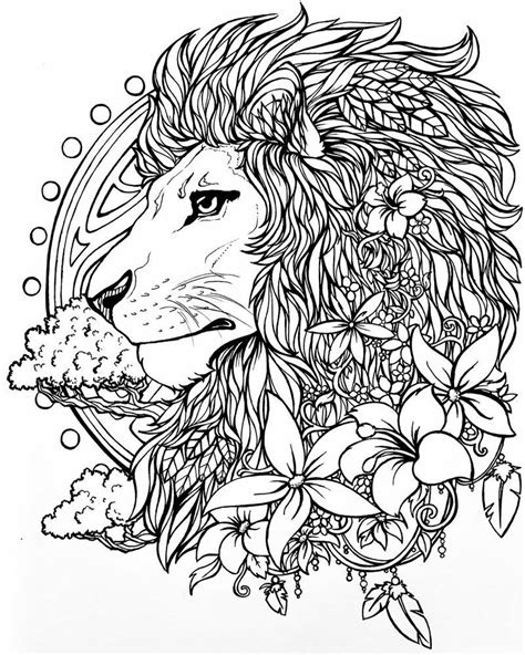 Pin On Lion Coloring Pages