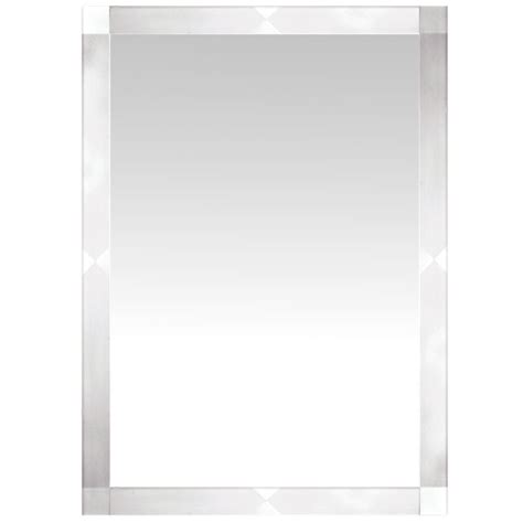 Etched Frosted Framed Mirror M00633