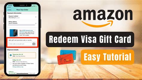 How To Redeem Visa T Card On Amazon Youtube