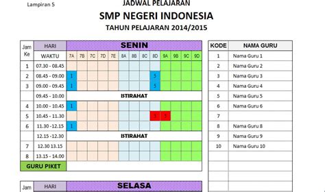 Cara Membuat Jadwal Pelajaran Kurikulum Merdeka Dan Kurikulum Di My