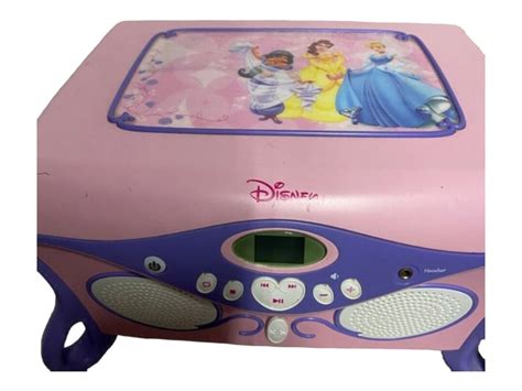 Disney Princess Cd Player With Cd Storage Compartments Girls Etsy