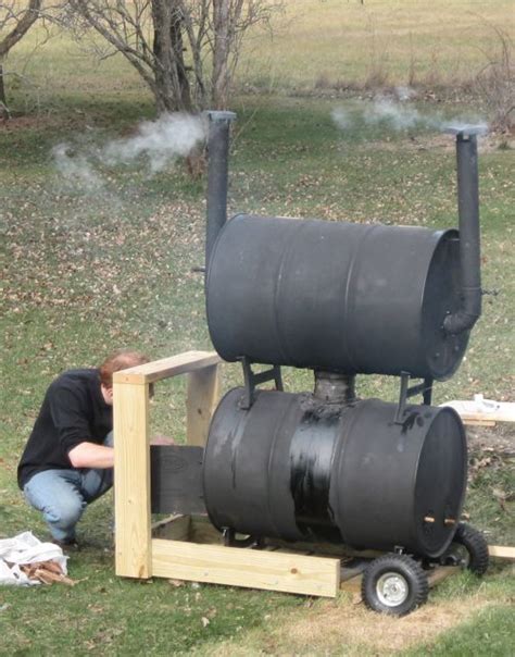 Home Made Meat Smoker Now Were Talkin Diy Smoker Homemade