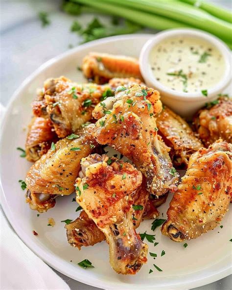 Crispy Garlic Parmesan Chicken Wings Recipe Delicious And Easy