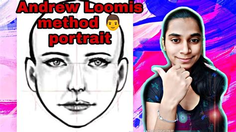 Drawing Portrait By Andrew Loomis Method Youtube