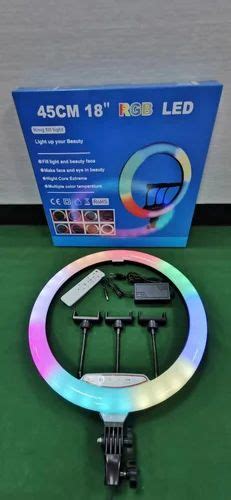 18 Inch Rgb Ring Light Mj18 At Rs 1600piece Tripod Stand In Mumbai