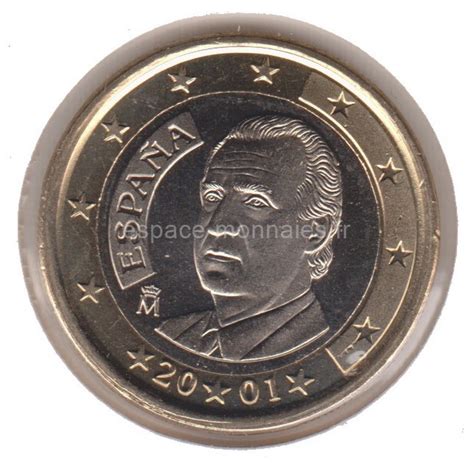 1 Euro Espagne 2001 Espace Monnaies