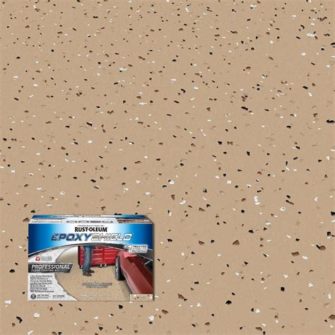 Rust Oleum Epoxyshield 2 Gal Dunes Tan Semi Gloss Professional Floor
