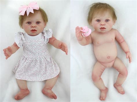 20 Inch Full Body Silicone Toddler Vinyl Reborn Baby Girl Doll Newborn