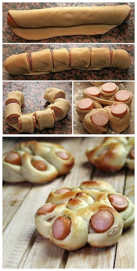 Twisted Hot Dog Bun Recipe